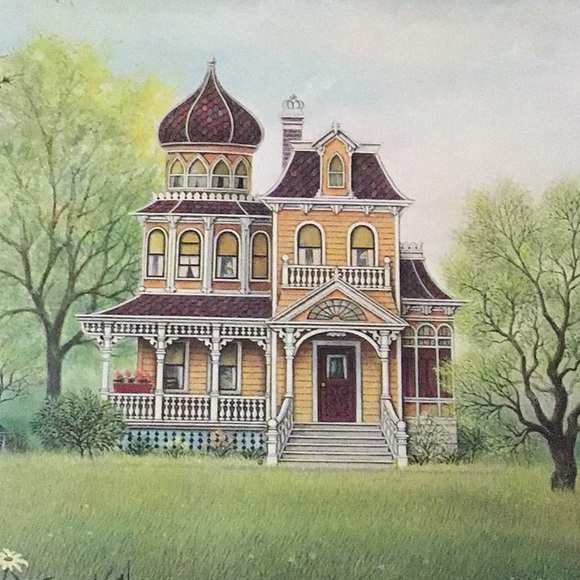 Vintage Framed Lithograph by Prolific Artist K Chin - Picture 5 of 8